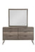 Homelegance Urbanite Mirror in Tri-tone Gray 1604-6 - One Stop Furniture