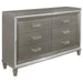 Homelegance Tamsin Dresser in Silver Grey Metallic 1616-5 - One Stop Furniture