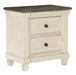 Homelegance Weaver Nightstand in Two Tone 1626-4 - One Stop Furniture
