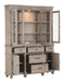 Homelegance Cardano Buffet & Hutch in Light Brown 1689BR-50* - One Stop Furniture