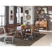 Homelegance Holverson Bench w/ Back in Rustic Brown 1715-BH - One Stop Furniture