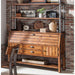 Homelegance Holverson Backer's Back in Rustic Brown 1715-50* - One Stop Furniture