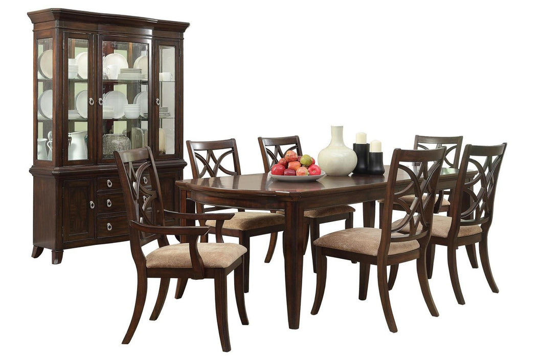 Homelegance Keegan Dining Table in Cherry 2546-96 - One Stop Furniture