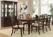 Homelegance Keegan Dining Table in Cherry 2546-96 - One Stop Furniture