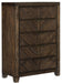 Homelegance Parnell Chest in Rustic Cherry 1648-9 - One Stop Furniture