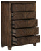 Homelegance Parnell Chest in Rustic Cherry 1648-9 - One Stop Furniture
