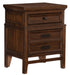 Homelegance Frazier Nightstand in Dark Cherry 1649-4 - One Stop Furniture