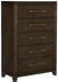 Homelegance Griggs Chest in Dark Brown 1669-9 - One Stop Furniture