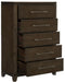 Homelegance Griggs Chest in Dark Brown 1669-9 - One Stop Furniture
