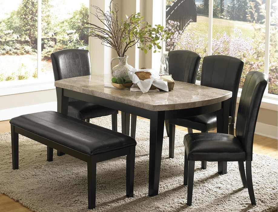 Homelegance Cristo Dining Table in Dark Espresso 5070-64 - One Stop Furniture