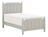 Homelegance Wellsummer Twin Panel Bed in Gray 1803GYT-1* - One Stop Furniture