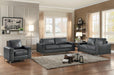 Homelegance Furniture Iniko Loveseat in Gray 8203GY-2 - One Stop Furniture