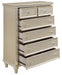 Homelegance Celandine 6 Drawer Chest in Silver 1928-9 - One Stop Furniture