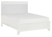 Homelegance Kerren Full Platform Bed in White 1678WF-1* - One Stop Furniture