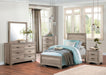 Homelegance Lonan Twin Panel Bed in Natural 1955T-1* - One Stop Furniture
