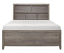 Homelegance Woodrow Queen Platform Bed in Gray 2042NB-1* - One Stop Furniture