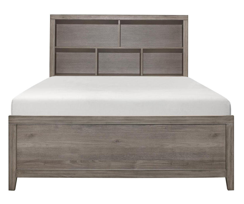 Homelegance Woodrow Twin Platform Bed in Gray 2042NBT-1* - One Stop Furniture