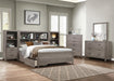 Homelegance Woodrow Twin Platform Bed in Gray 2042NBT-1* - One Stop Furniture