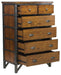 Homelegance Holverson Chest in Rustic Brown & Gunmetal 1715-9 - One Stop Furniture