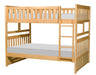 Homelegance Bartly Full/Full Bunk Bed in Natural B2043FF-1* - One Stop Furniture