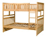 Homelegance Bartly Full/Full Bunk Bed in Natural B2043FF-1* - One Stop Furniture