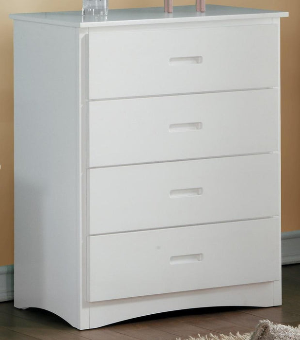 Homelegance Galen 4 Drawer Chest in White B2053W-9