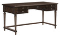Homelegance Cardano Writing Desk w/ 3 Working Drawers in Charcoal 1689-16 - One Stop Furniture