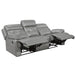 Homelegance Furniture Lambent Double Reclining Sofa in Gray - One Stop Furniture