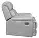 Homelegance Furniture Lambent Double Reclining Chair in Silver Gray - One Stop Furniture