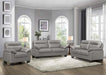 Homelegance Furniture Denizen Loveseat in Gray 9537GRY-2 - One Stop Furniture