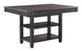 Homelegance Baywater Counter Height Table in Natural and Black 5705BK-36 - One Stop Furniture