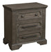 Homelegance Taulon Nightstand in Dark Oak 5438-4 - One Stop Furniture