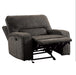 Homelegance Furniture Borneo Glider Reclining Chair in Chocolate - One Stop Furniture