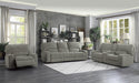 Homelegance Furniture Borneo Power Double Reclining Sofa in Mocha - One Stop Furniture