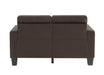 Homelegance Furniture Lantana Sofa in Chocolate 9957CH-3 - One Stop Furniture