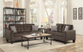 Homelegance Furniture Lantana Sofa in Chocolate 9957CH-3 - One Stop Furniture