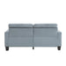 Homelegance Furniture Lantana Sofa in Gray 9957GY-3 - One Stop Furniture
