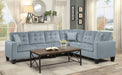Homelegance Furniture Lantana 2-Piece Reversible Sectional in Gray 9957GY*SC - One Stop Furniture