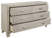Homelegance Furniture Quinby 6 Drawer Dresser in Light Brown 1525-5 - One Stop Furniture