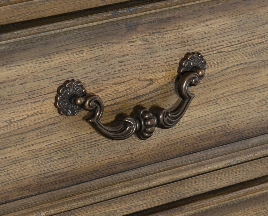 Homelegance Furniture Rachelle 3 Drawer Nightstand in Weathered Pecan 1693-4 - One Stop Furniture