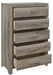 Homelegance Furniture Mandan 5 Drawer Chest in Weathered Gray 1910GY-9 - One Stop Furniture