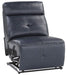 Homelegance Furniture Avenue Armless Reclining Chair in Navy 9469NVB-AR - One Stop Furniture