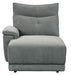 Homelegance Furniture Tesoro Left Side Chaise in Dark Gray 9509DG-5L - One Stop Furniture
