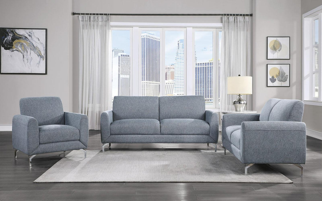 Homelegance Furniture Venture Sofa in Blue - One Stop Furniture