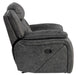 Homelegance Furniture Madrona Hill Glider Reclining Chair in Gray 9989GY-1 - One Stop Furniture