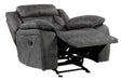 Homelegance Furniture Madrona Hill Glider Reclining Chair in Gray 9989GY-1 - One Stop Furniture