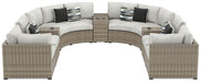 Calworth 9-Piece Outdoor Sectional - One Stop Furniture
