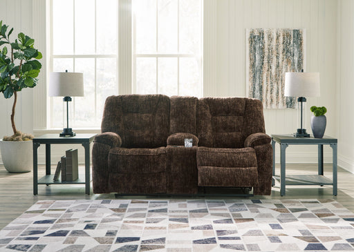 Soundwave Reclining Loveseat with Console image