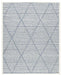 Finnlett Cream/Blue 7'10" x 9'10" Rug image