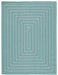 Atlow Aqua/Ivory 5'3" x 7' Rug image